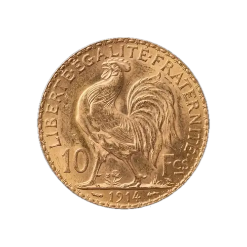 10 francs coq marianne pile
