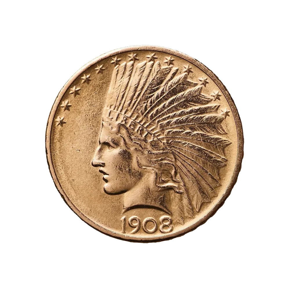 10 dollars american eagle face