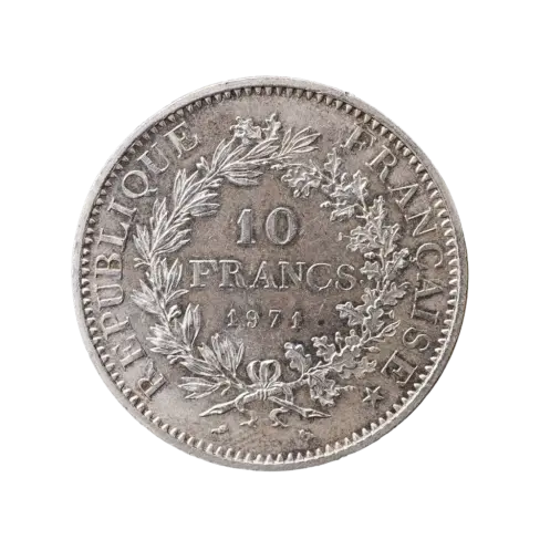 10 francs hercule pile