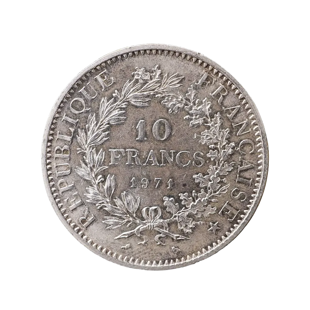 10 francs hercule pile