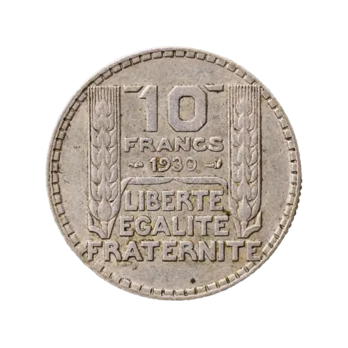 10 francs turin pile