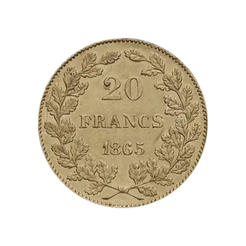 20 francs union latine pile