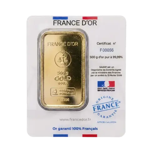lingot or 500g
