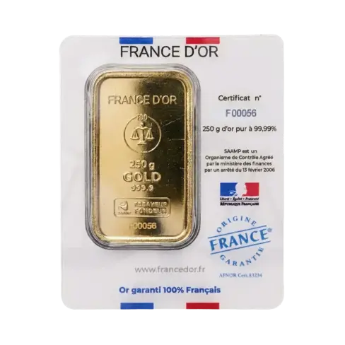 lingot or 250g