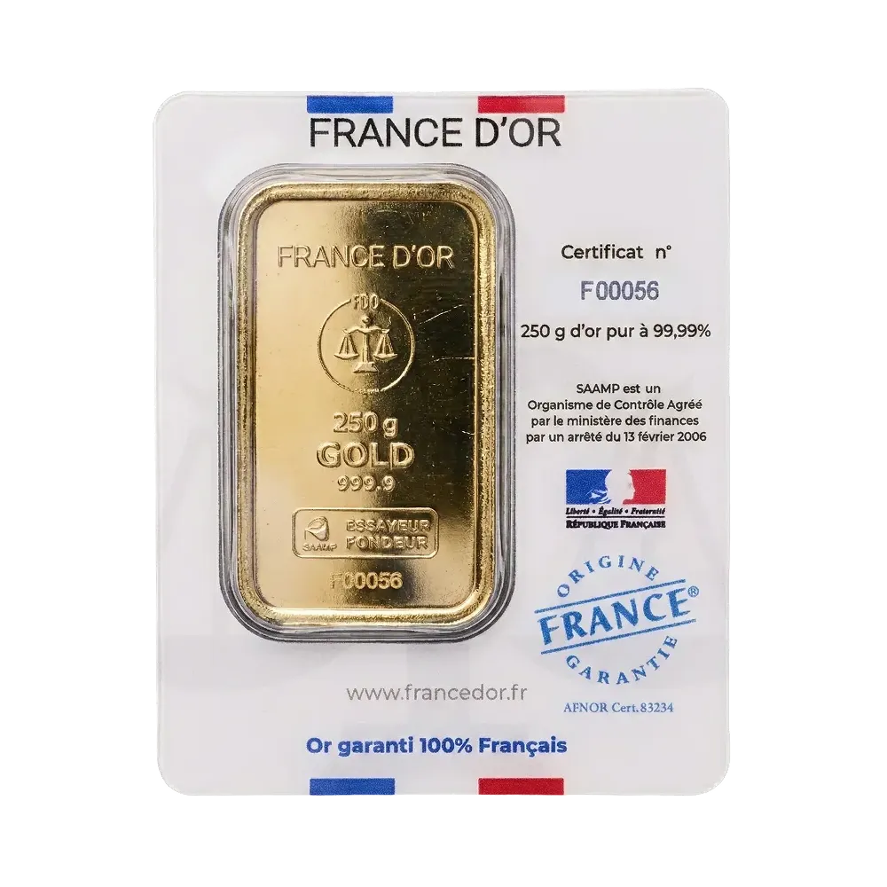 lingot or 250g