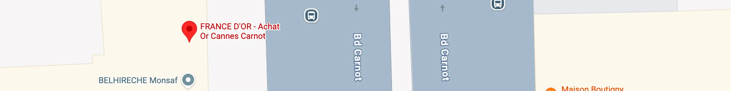 maps cannes carnot